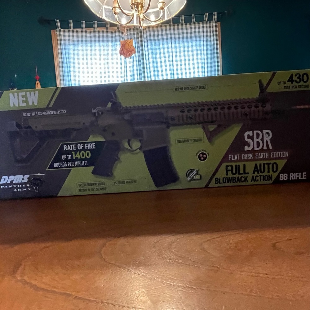Full Auto SBR CO2-Powered BB Air Rifle with Dual Action Capability